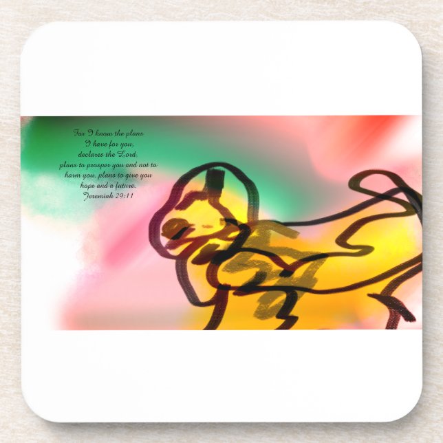 Jesus plan coaster (Front)
