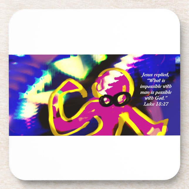 Jesus plan  coaster (Front)