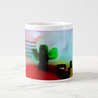 Jesus plan large coffee mug