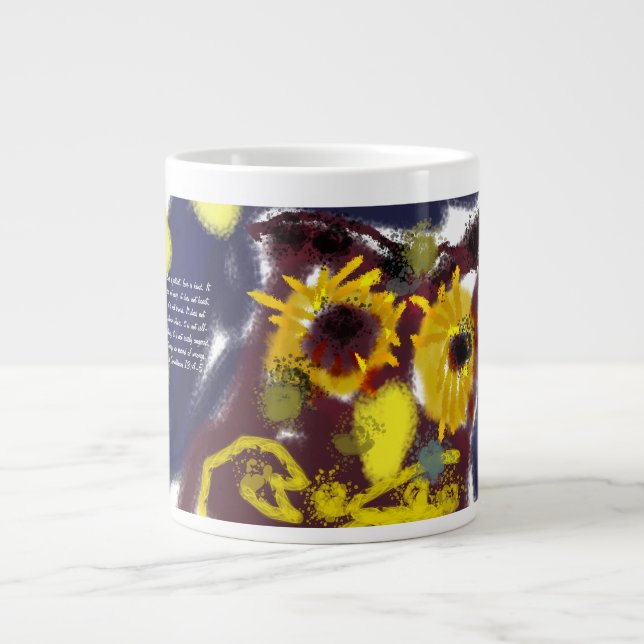 Jesus plan light large coffee mug (Front)