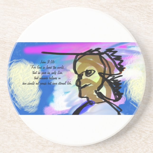 jesus plan love coaster (Front)