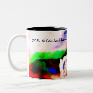 Jesus plan  Two-Tone coffee mug