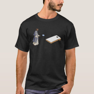 Jesus Playing Cornhole   Cornhole T-Shirt
