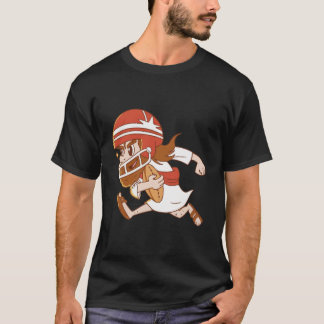 Jesus Playing Football Perfect Apparel T-Shirt