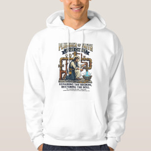 Jesus Plumber Graphic Tee Christian Art_1