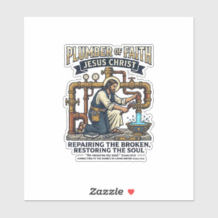 Jesus Plumber Graphic Tee Christian Art_1