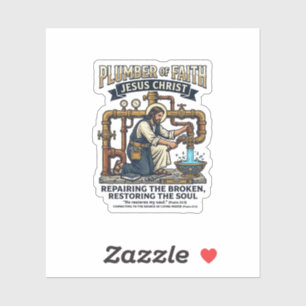 Jesus Plumber Graphic Tee Christian Art_1