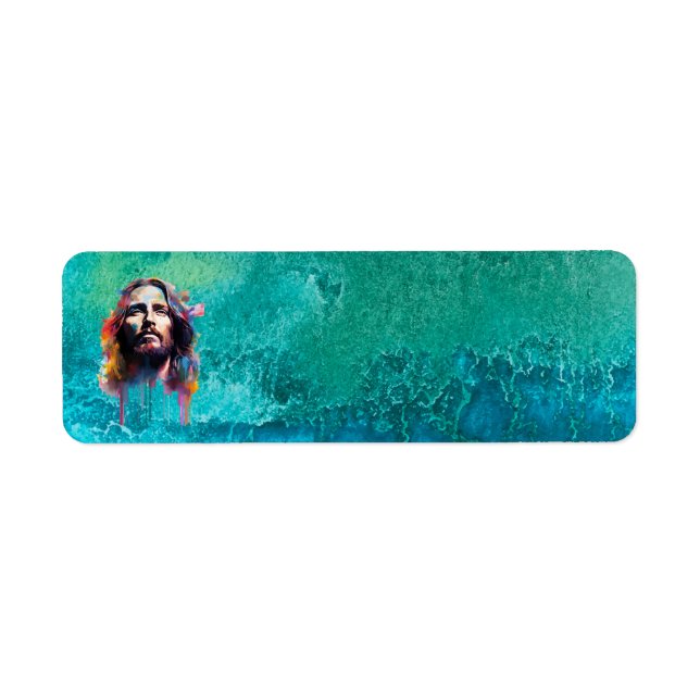 Jesus Portrait Address Labels (Front)