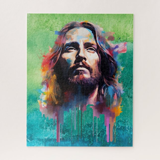 Jesus Portrait Puzzle (Vertical)