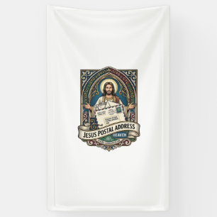 Jesus Postal Address Heaven Jesus Postal Address H Banner
