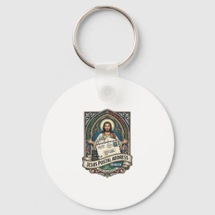 Jesus Postal Address Heaven Jesus Postal Address H Key Ring