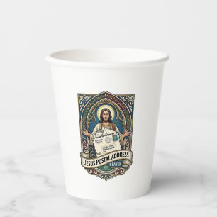 Jesus Postal Address Heaven Jesus Postal Address H Paper Cups