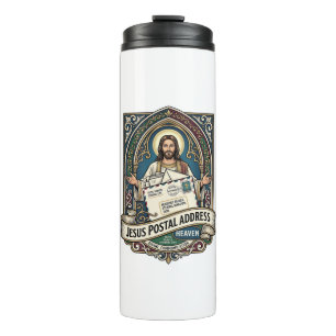 Jesus Postal Address Heaven Jesus Postal Address H Thermal Tumbler