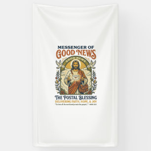 Jesus Postal Worker Delivery Shirt Faith Based Des Banner