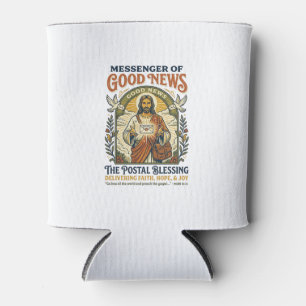 Jesus Postal Worker Delivery Shirt Faith Based Des Can Cooler