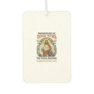 Jesus Postal Worker Delivery Shirt Faith Based Des Car Air Freshener