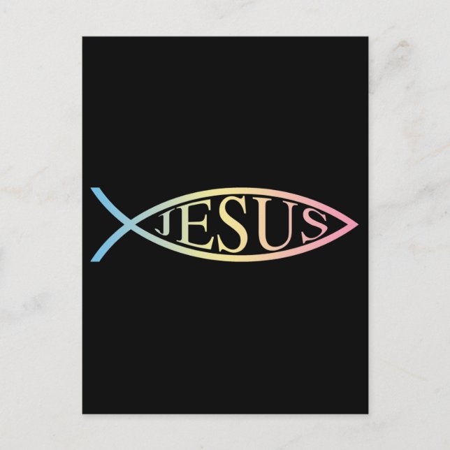 Jesus Postcard (Front)