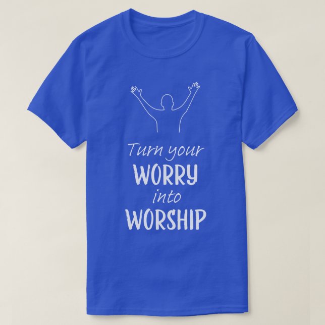 Jesus Praise Church God Christian T-Shirt (Design Front)