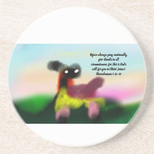 jesus pray coaster