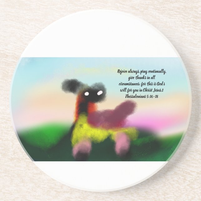 jesus pray coaster (Front)