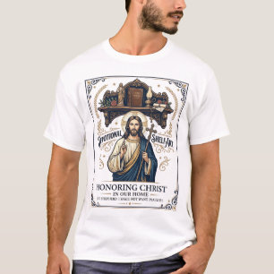 Jesus Prayer Corner Home Altar Decor Shirt Faith B