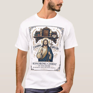 Jesus Prayer Corner Home Altar Decor Shirt Faith B