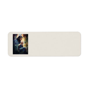 Jesus Praying Address Labels