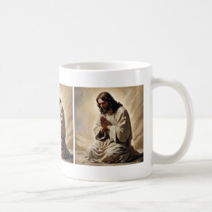 Jesus Praying Coffee Mug