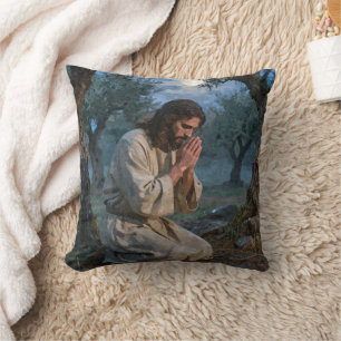 Jesus Praying Cushion