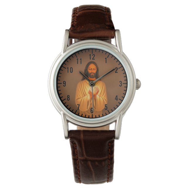 Jesus Praying eWatch Watch (Front)