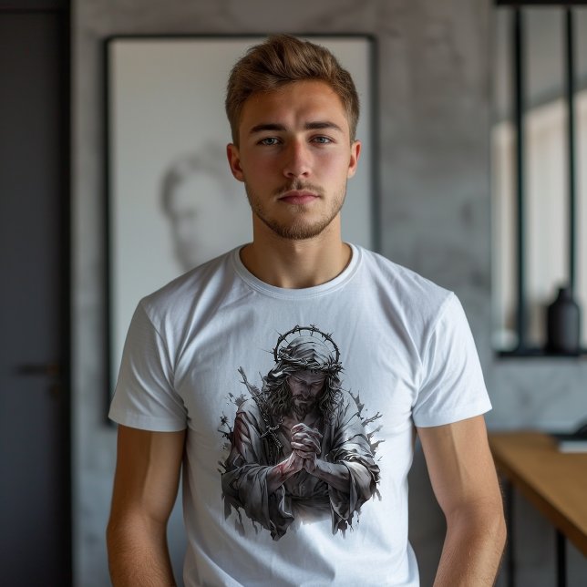 Jesus Praying Faith T-Shirt (Creator Uploaded)