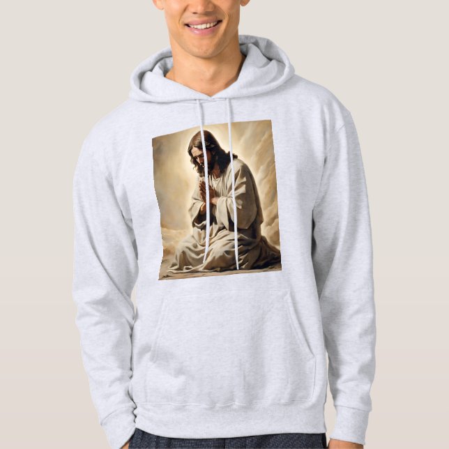 Jesus Praying Hoodie (Front)