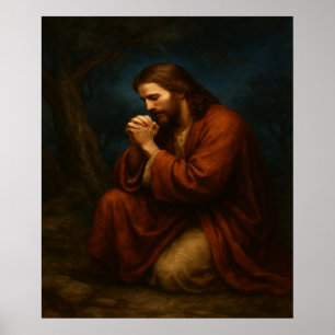 Jesus Praying in Gethsemane™ LDS Wall Art
