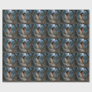 Jesus Praying Wrapping Paper
