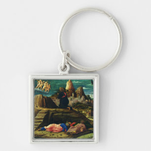 Jesus prays in the Garden of Gethsemane Key Ring