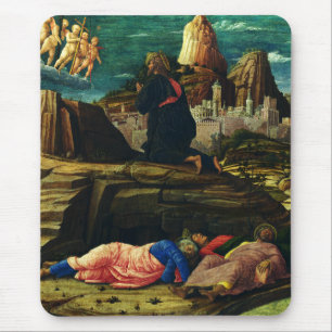 Jesus prays in the Garden of Gethsemane Mouse Pad