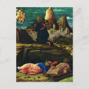 Jesus prays in the Garden of Gethsemane Postcard