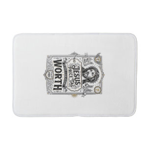 Jesus Price Tag Worth Jesus Price Tag Worth Christ Bath Mat