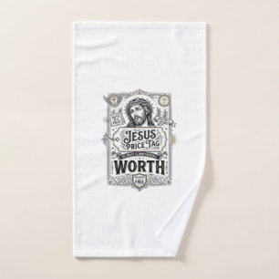 Jesus Price Tag Worth Jesus Price Tag Worth Christ Hand Towel