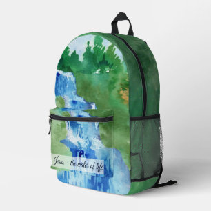 Jesus Printed Backpack