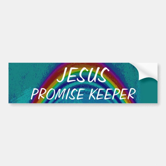 Jesus Promise Keeper Bumper Sticker (Front)