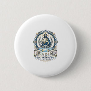 Jesus Prophecy Eschatology Vintage Shirt Christian 6 Cm Round Badge