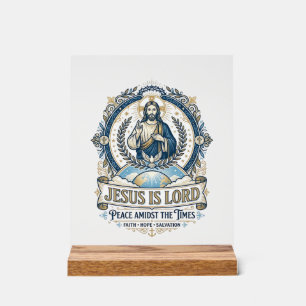 Jesus Prophecy Eschatology Vintage Shirt Christian Acrylic Sign