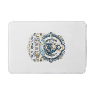 Jesus Prophecy Eschatology Vintage Shirt Christian Bath Mat