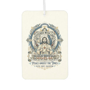 Jesus Prophecy Eschatology Vintage Shirt Christian Car Air Freshener