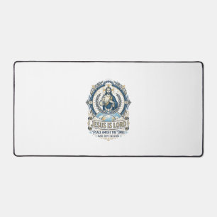 Jesus Prophecy Eschatology Vintage Shirt Christian Desk Mat