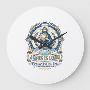 Jesus Prophecy Eschatology Vintage Shirt Christian Large Clock