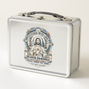 Jesus Prophecy Eschatology Vintage Shirt Christian Metal Lunch Box