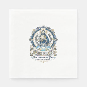 Jesus Prophecy Eschatology Vintage Shirt Christian Napkin