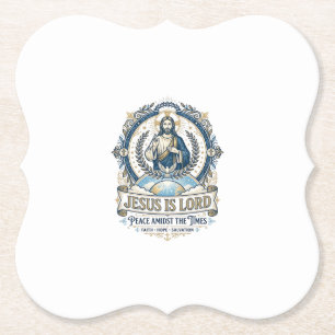 Jesus Prophecy Eschatology Vintage Shirt Christian Paper Coaster